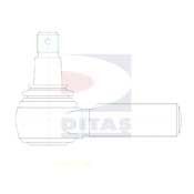 Наконечник поперечной рулевой тяги; Угловой шарнир, продольная рулевая тяга DITAS A3-4260