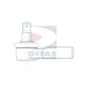 Угловой шарнир; Угловой шарнир, продольная рулевая тяга DITAS A3-260