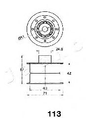 Устройство для натяжения ремня, ремень ГРМ DAYCO 135