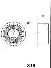 Устройство для натяжения ремня, ремень ГРМ JAPKO 45318