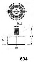 Устройство для натяжения ремня, ремень ГРМ JAPKO 45604