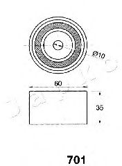 Устройство для натяжения ремня, ремень ГРМ JAPANPARTS 4507701