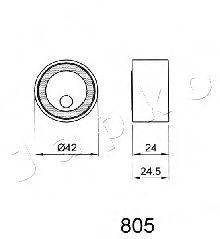 Устройство для натяжения ремня, ремень ГРМ JAPKO 45805