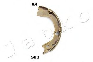 Комплект тормозных колодок, стояночная тормозная система JAPKO 55S03