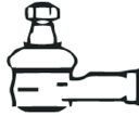 Наконечник поперечной рулевой тяги FRAP 1201