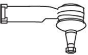 Наконечник поперечной рулевой тяги FRAP 1559