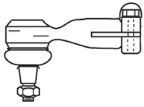 Наконечник поперечной рулевой тяги FRAP 2098