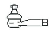 Наконечник поперечной рулевой тяги FRAP 2493
