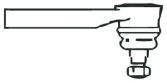Наконечник поперечной рулевой тяги FRAP 72
