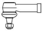 Наконечник поперечной рулевой тяги FRAP 724