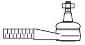 Наконечник поперечной рулевой тяги FRAP 961