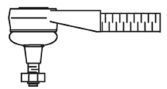 Наконечник поперечной рулевой тяги FRAP 962