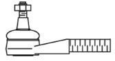 Наконечник поперечной рулевой тяги FRAP 963