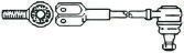 Поперечная рулевая тяга FRAP T190