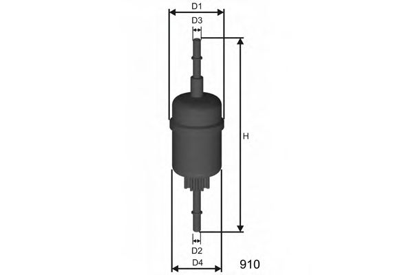 Топливный фильтр MISFAT E844