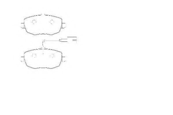 Комплект тормозных колодок, дисковый тормоз WAGNER WBP24073B