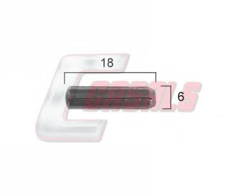 Уплотняющее кольцо, ступица колеса CASALS 21384