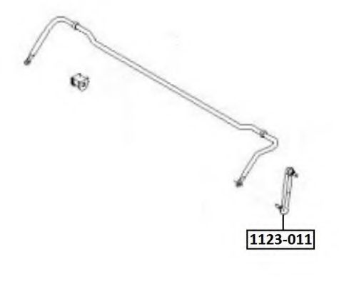 Тяга / стойка, стабилизатор ASVA 1123-011