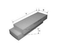 Фильтр, воздух во внутренном пространстве GOODWILL AG 556 2K CF