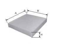 Фильтр, воздух во внутренном пространстве SAKURA TC1018