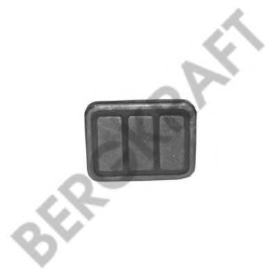 Накладка на педаль, педаль сцепления BERGKRAFT BK2928121SP