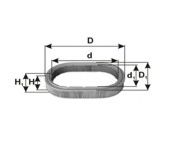 Воздушный фильтр MANN-FILTER AE208