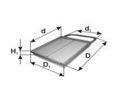 Воздушный фильтр MANN-FILTER AP1831