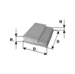 Воздушный фильтр MANN-FILTER AP1186