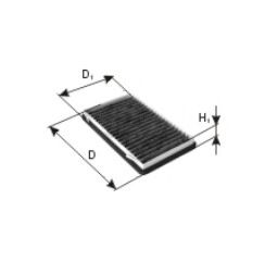 Фильтр, воздух во внутренном пространстве MANN-FILTER K1076A