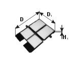 Фильтр, воздух во внутренном пространстве MANN-FILTER K11342X