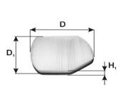 Фильтр, воздух во внутренном пространстве MANN-FILTER K1016