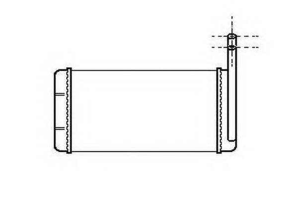 Теплообменник, отопление салона ORDONEZ 2061917