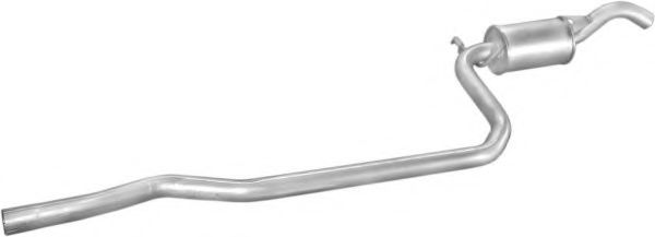 Средний глушитель выхлопных газов TESH 260133