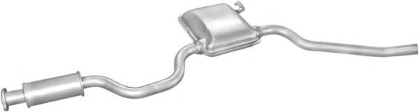 Средний глушитель выхлопных газов TESH 260397