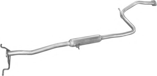 Средний глушитель выхлопных газов TESH 260240