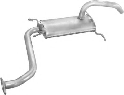 Глушитель выхлопных газов конечный WALKER 6207