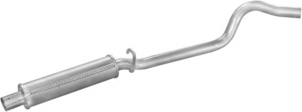 Средний глушитель выхлопных газов POLMO 1709