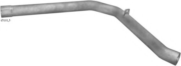 Труба выхлопного газа POLMO 6702