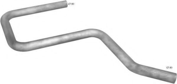 Труба выхлопного газа POLMO 7001