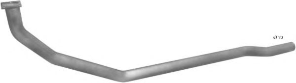 Труба выхлопного газа POLMO 7202