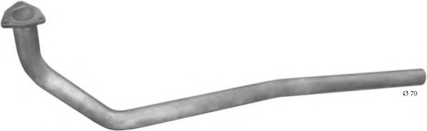 Труба выхлопного газа POLMO 7206