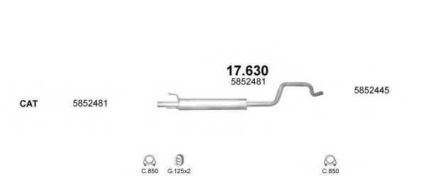 Система выпуска ОГ POLMO POLMO99240