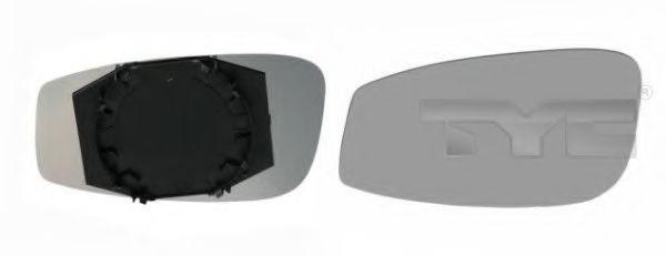 Зеркальное стекло, наружное зеркало TYC 309-0051-1