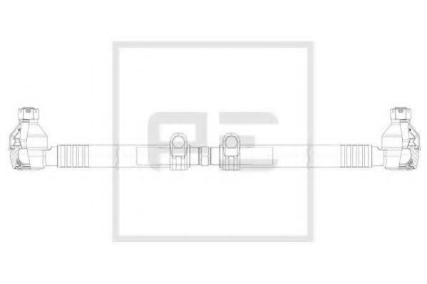 Продольная рулевая тяга PE Automotive 142.060-00A