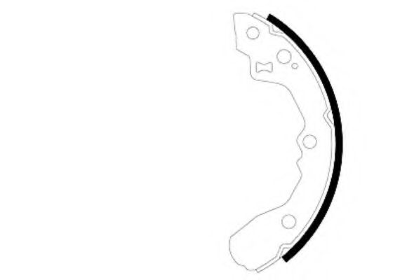 Комплект тормозных колодок MINTEX MFR538