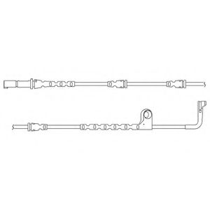Контрольный контакт, контроль слоя тормозных колодок DELPHI LZ0226