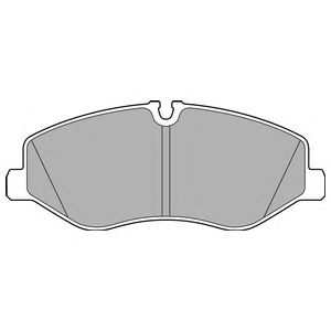 Комплект тормозных колодок, дисковый тормоз DELPHI LP3138