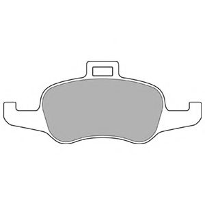 Комплект тормозных колодок, дисковый тормоз DELPHI LP3168