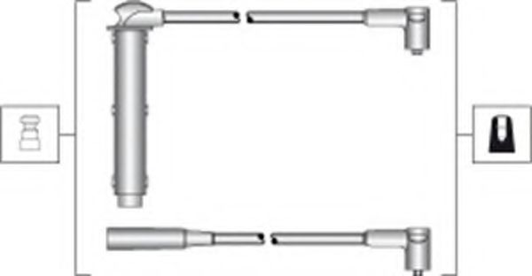 Комплект проводов зажигания MAGNETI MARELLI 941318111295