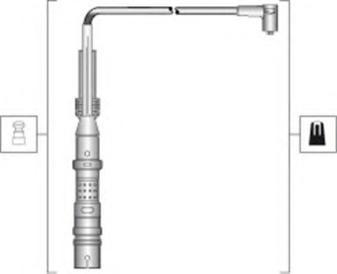 Комплект проводов зажигания MAGNETI MARELLI 941318111298